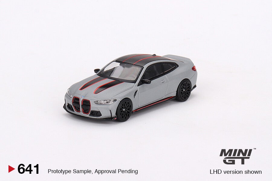 Mini GT 1/64 - BMW M4 CSL Frozen Brooklyn Grey Metallic Mgt141