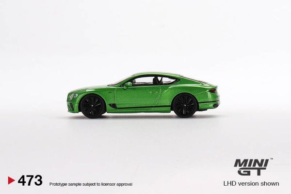 Mini GT 1/64 - Bentley Continental GT Speed 2022 Apple Green MGT154
