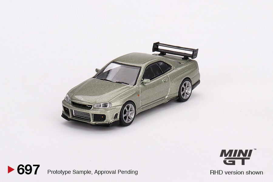 Mini GT 1/64 - Nissan Skyline GT-R (R34) Tommykaira R-z Millenium Jade Mgt159
