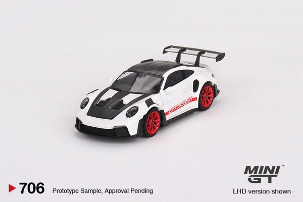 Mini GT 1/64 - Porsche 911 GT3 RS White Mgt281