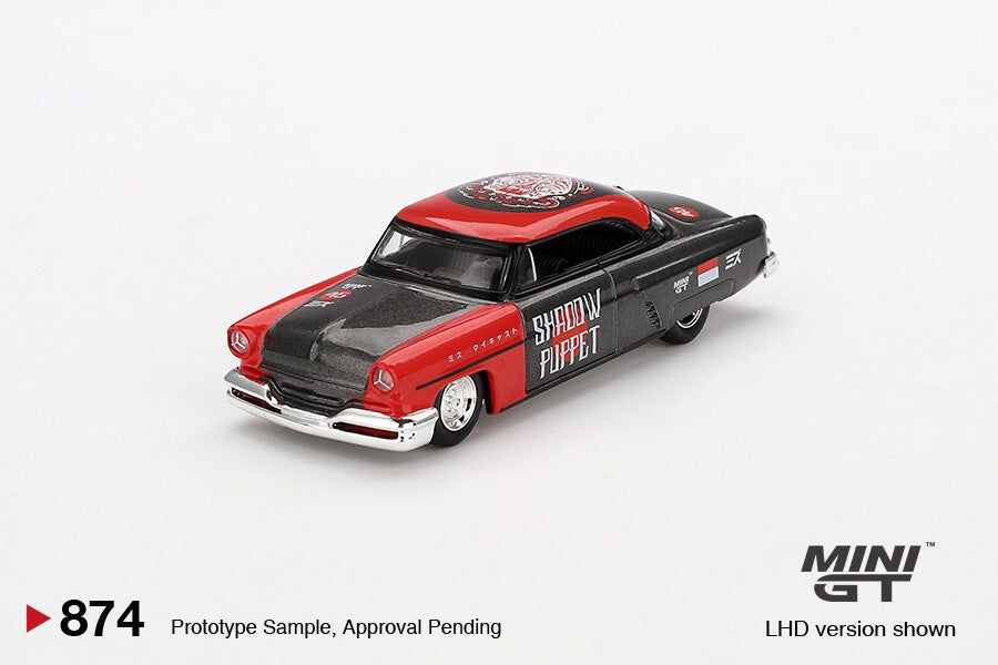 Mini GT 1/64 - Lincoln Capri Hot Rod 1954 "Shadow Puppet" BLISTER Mgt285