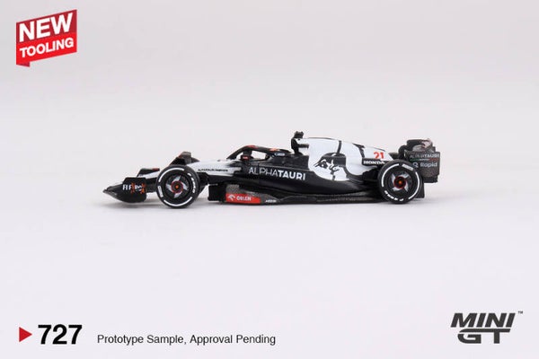 Mini GT 1/64 - AlphaTauri AT04 #21 Nyck de Vries 2023 F1 2023 Australian GP MGT303
