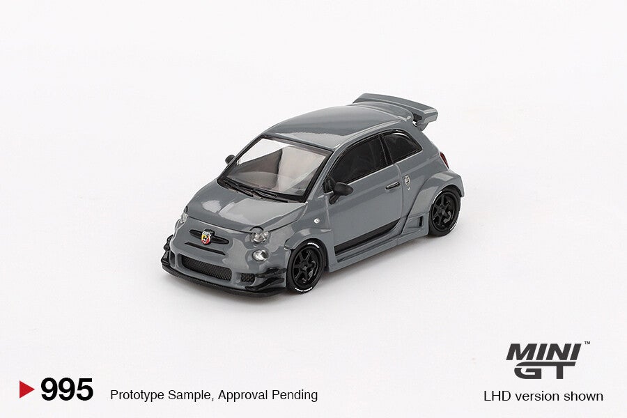 Mini GT 1/64 - Abarth 595 LB-WORKS x Abas Works Grey Mgt342