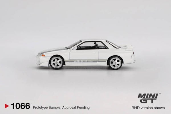 Mini GT 1/64 - Nissan Skyline GT-R (R32) VeilSide Combat C-I White Mgt397