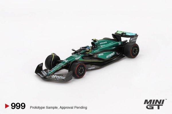 Mini GT 1/64 - Aston Martin AMR24 #14 Fernando Alonso 2024 Mgt412