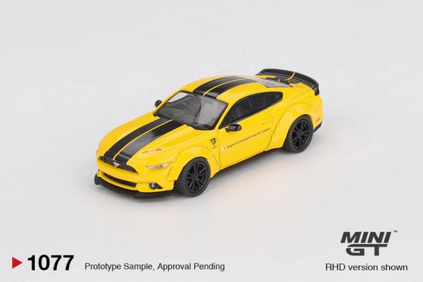 Mini GT 1/64 - LB-WORKS FORD MUSTANG Triple Yellow Mgt416