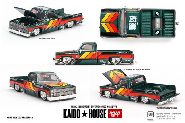Mini GT 1/64 - Chevrolet Silverado KAIDO WORKS V3 Mgt422