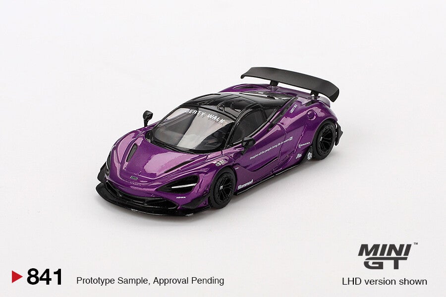Mini GT 1/64 - McLaren 720S LB-Works Purple Mgt441