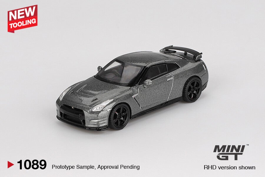 Mini GT 1/64 - Nissan GT-R 2013 Dark Metal Gray Mgt443