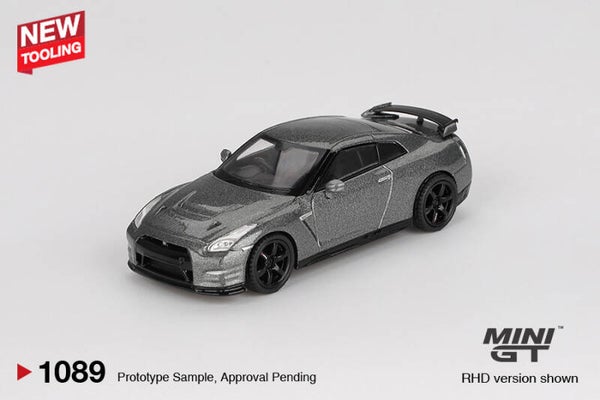 Mini GT 1/64 - Nissan GT-R 2013 Dark Metal Gray Mgt443