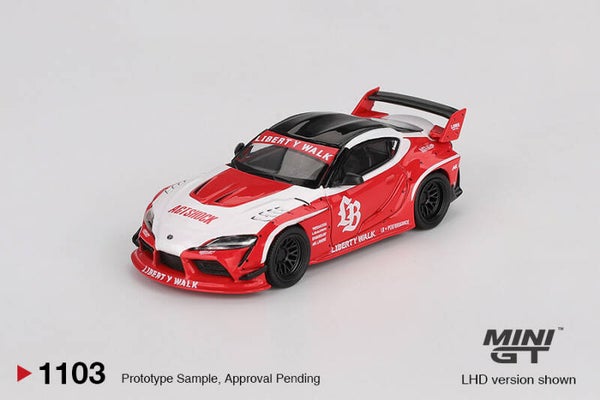 Mini GT 1/64 - LB-WORKS Toyota GR Supra Red Mgt445