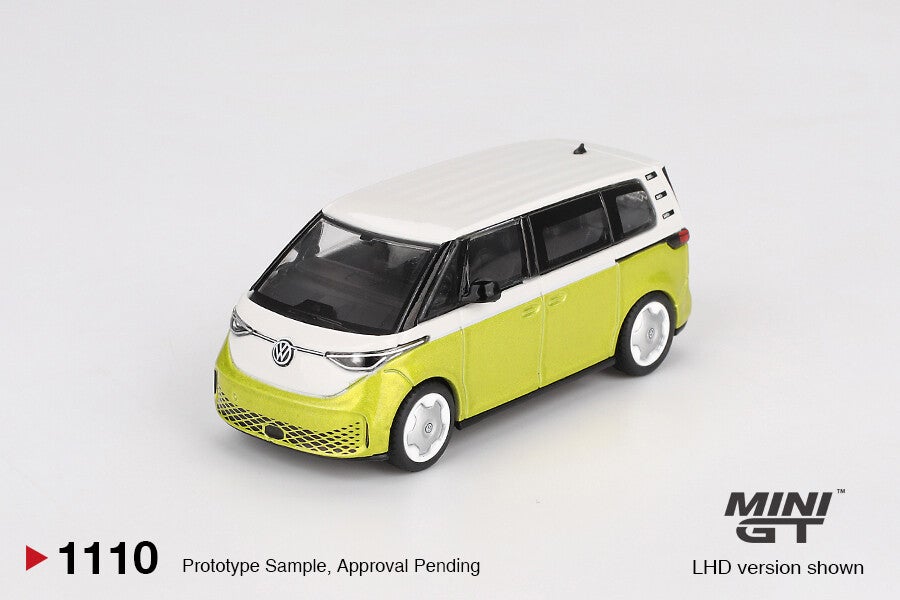 Mini GT 1/64 - Volkswagen ID.Buzz Candy White/ Pomelo Yellow Mgt447