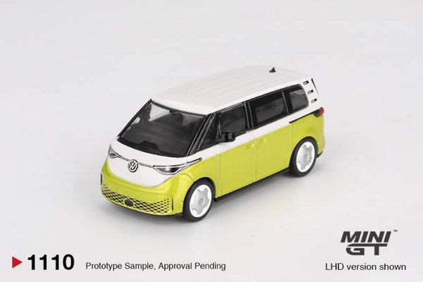 Mini GT 1/64 - Volkswagen ID.Buzz Candy White/ Pomelo Yellow Mgt447