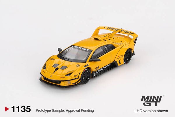 Mini GT 1/64 - Lamborghini LB-Silhouette WORKS MURCIELAGO GT Evo Yellow Mgt458