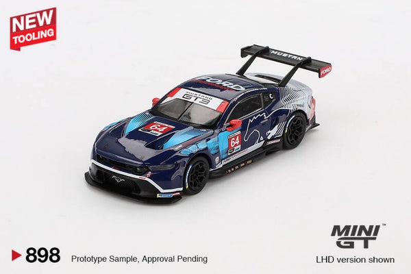 Mini GT 1/64 - Ford Mustang GT3 #64 2024 Daytona Mgt468