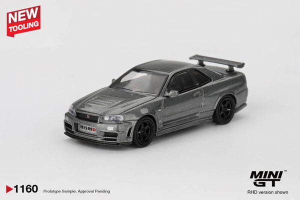 Mini GT 1/64 - Nissan Skyline GT-R Dark Metal grey Mgt486