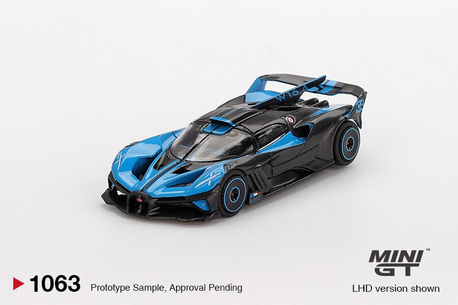 Mini GT 1/64 - Bugatti Bolide Black Mgt488