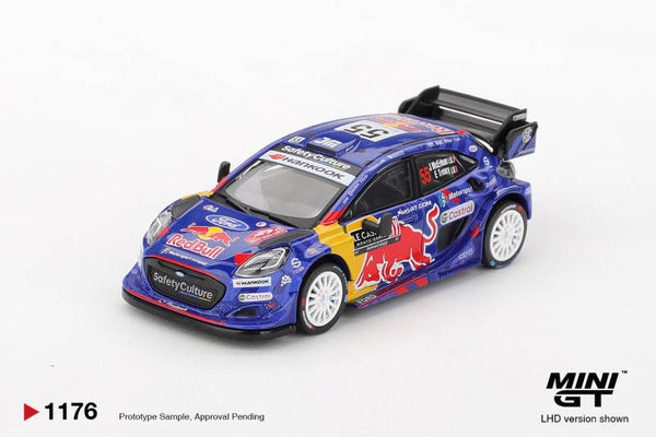 Mini GT 1/64 - Ford Puma Rally1 #55 2025 Monte-Carlo BLISTER Mgt495