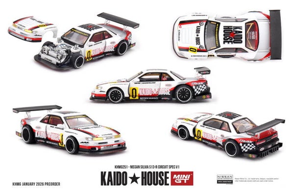 Mini GT 1/64 - Nissan Silvia S13-R Circuit Spec V1 Mgt507