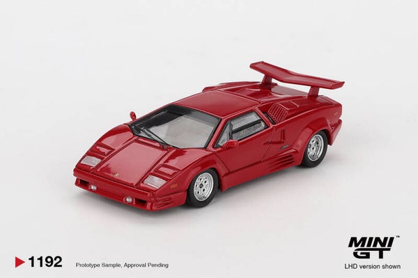Mini GT 1/64 - Lamborghini Countach 25th Anniversary Red Mgt521