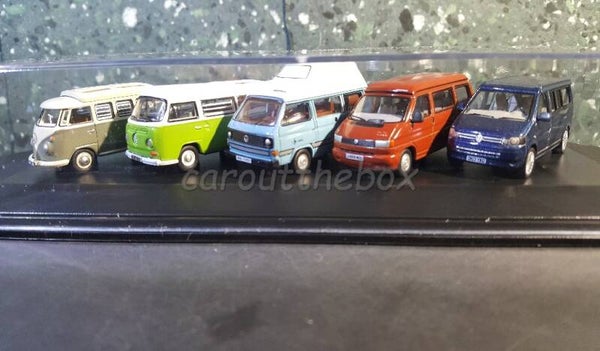 Oxford 1:76 - VW camper set 5 stuks