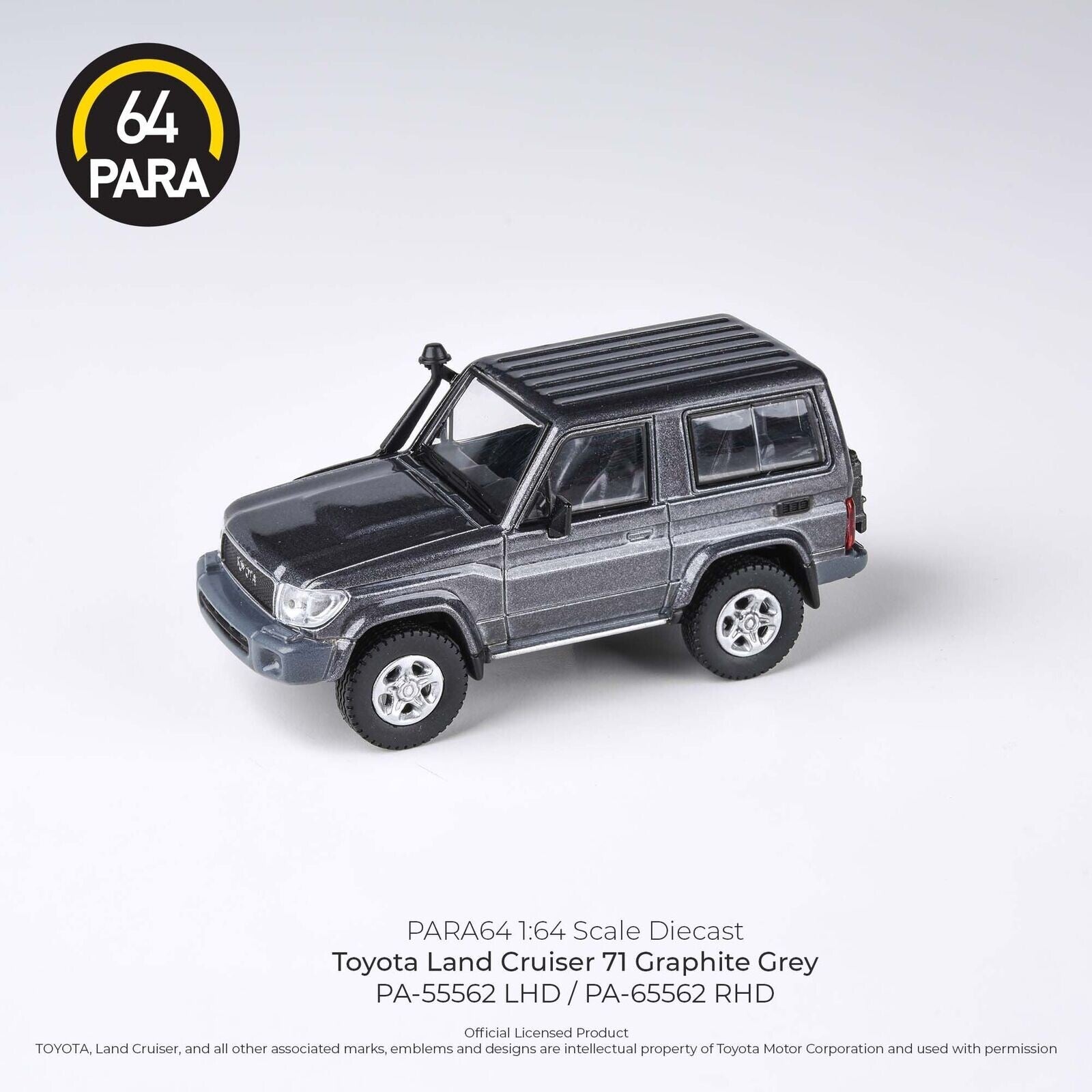 Para64 1/64 - Toyota Land Cruiser 71 2014 grey p64 014