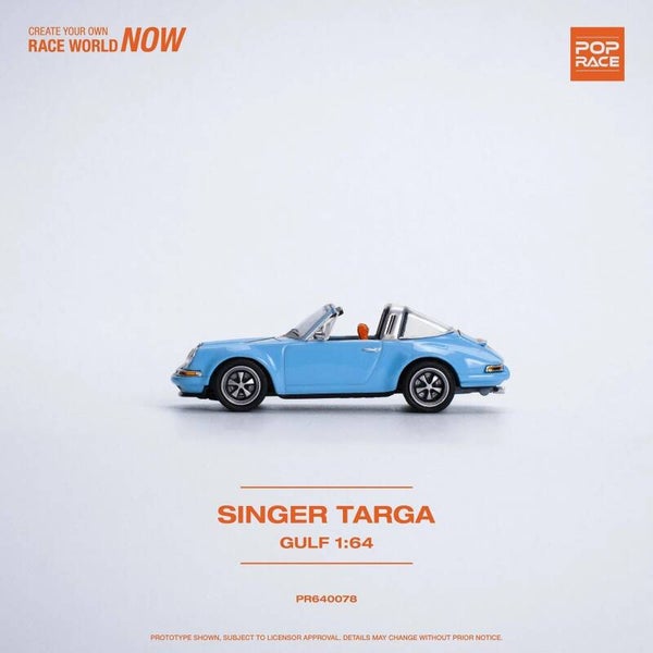 Pop Race 1/64 - Porsche 911 (964) Singer Targa GULF pop061