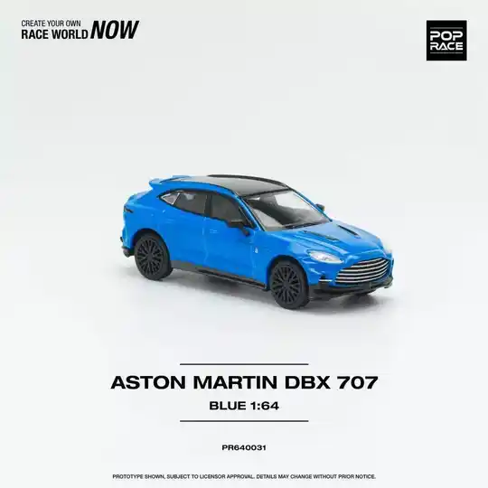 Pop Race 1/64 - Aston Martin DBX 707 blue pop064