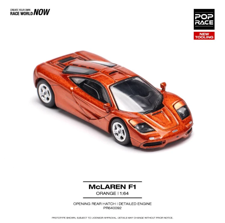 Pop Race 1/64 - McLaren F1 orange pop113