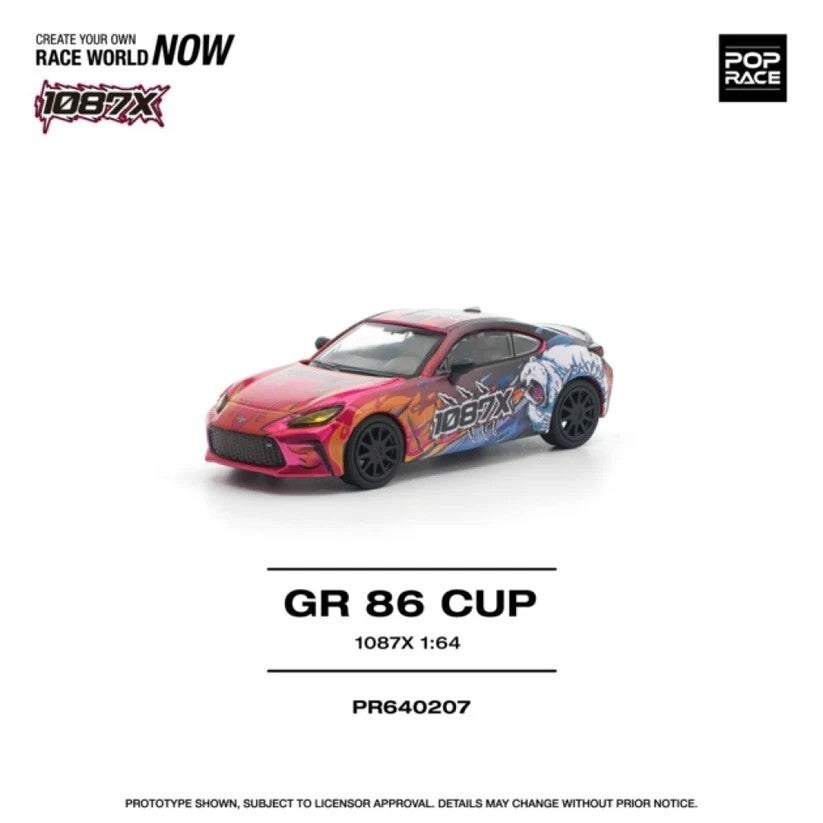 Pop Race 1/64 - Toyota GR86 Cup #023 1:64 Pop155