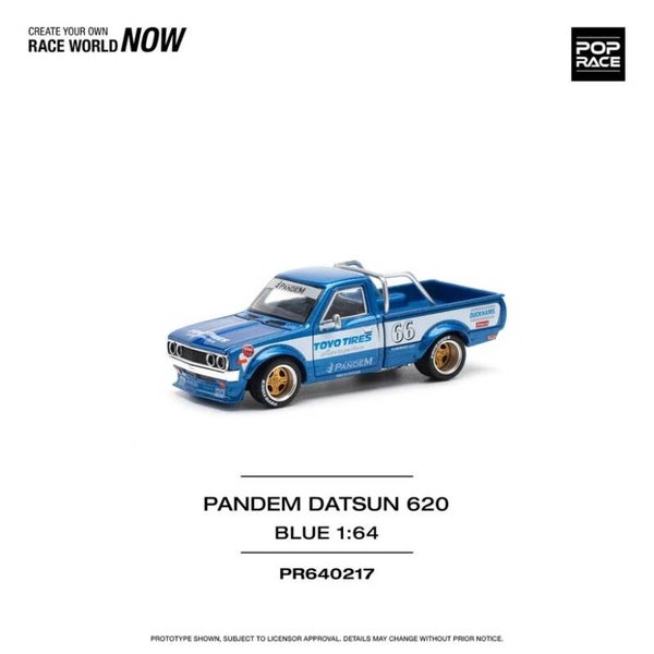 Pop Race 1/64 - Datsun 620 Pandem TOYO TIRES 1:64 Pop156