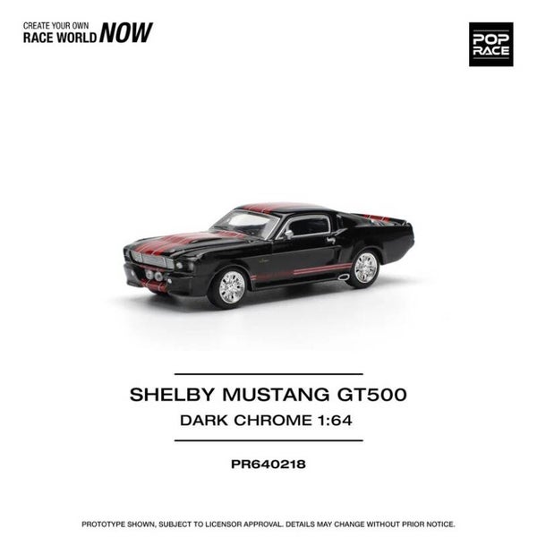 Pop Race 1/64 - Ford Mustang Shelby GT500 Black 1:64 Pop157