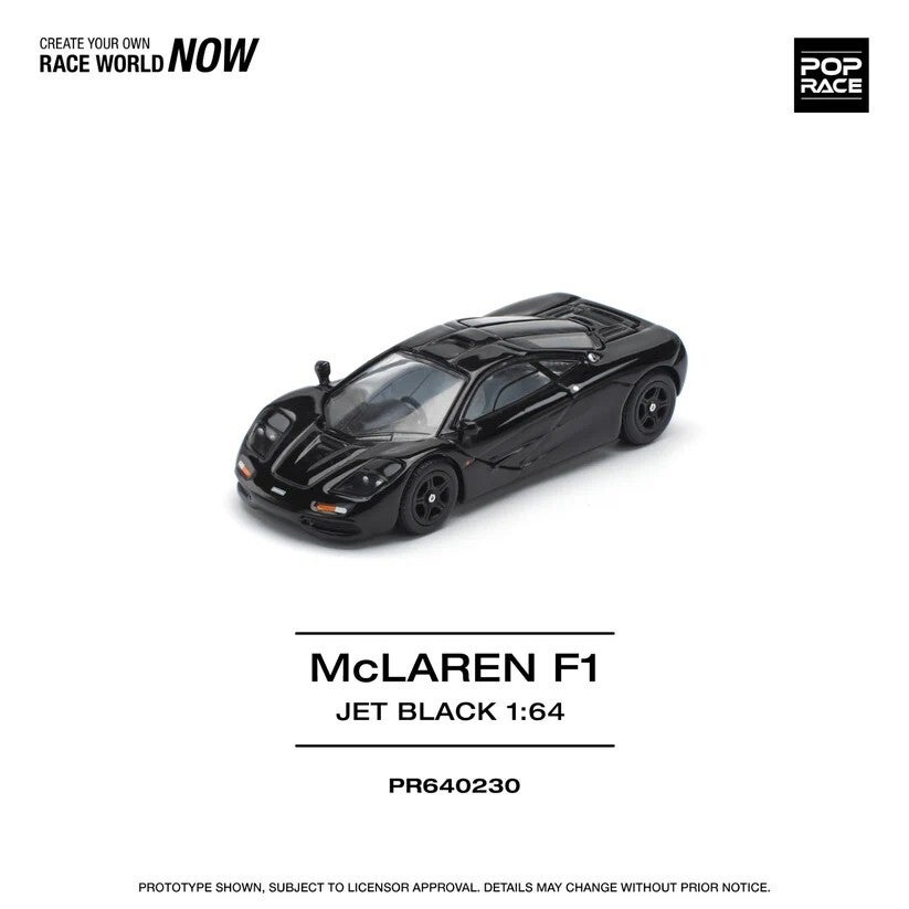 Pop Race 1/64 - McLaren F1 zwart Black 1:64 Pop161