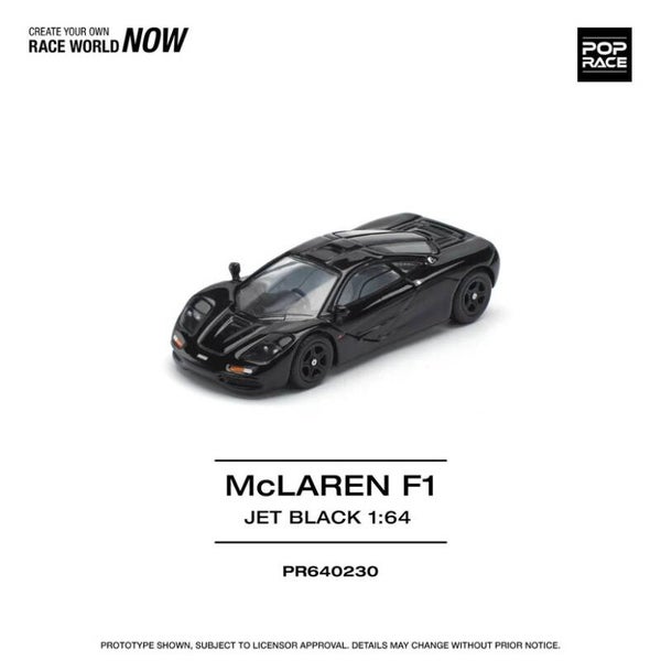 Pop Race 1/64 - McLaren F1 zwart Black 1:64 Pop161