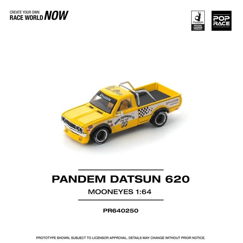 Pop Race 1/64 - Datsun 620 Pandem MOON EYES 1:64 Pop166