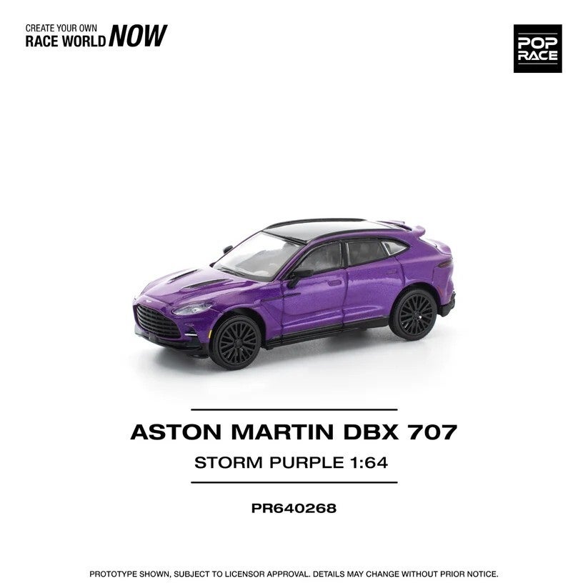 Pop Race 1/64 - Aston Martin DBX 707 Purple 1:64 Pop171