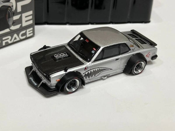 Pop Race 1/64 - Nissan Skyline GT-R V8 drift Hakosuka BLISTER 1:64 Pop181