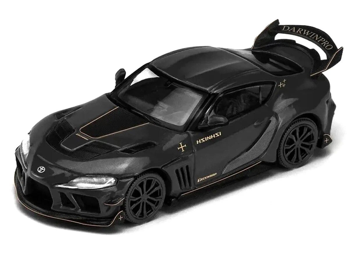 Pop Race 1/64 - Toyota Supra Darwin pro Black BLISTER 1:64 Pop182