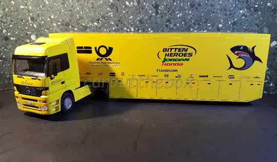 Atlas truck 1:43 - Mercedes Benz JORDAN f1 RAGING AT468