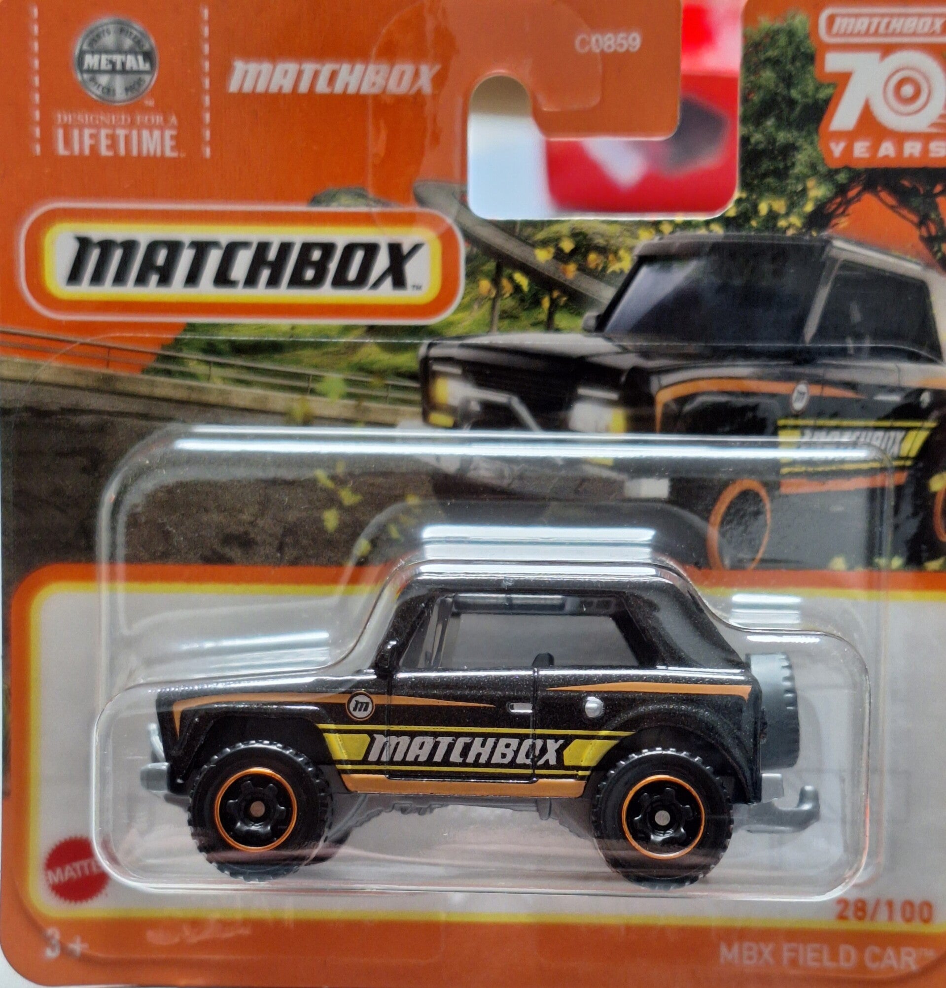 Voiture Miniature Matchbox MBX Field Car Grise #62/100 - Édition 2023 - Neuve En Boîte