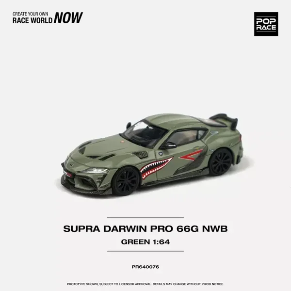 Pop Race 1/64 - Supra Darwin Pro 66G NWB green pop094