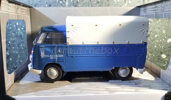Solido 1:18 - VW Volkswagen T1 gesloten pickup Blue