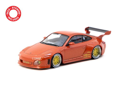 Tarmac Works Ixo 1/64 - Old & New 997 Red Metallic Tar07