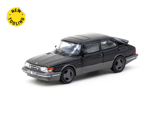 Tarmac Works 1/64 - Saab 900 Turbo Black Tar093