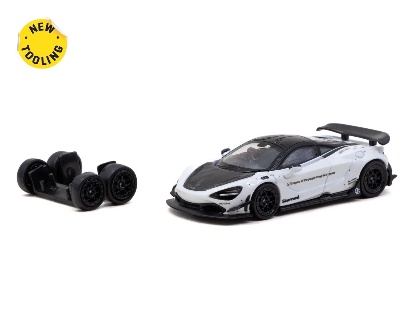 Tarmac Works 1/64 - McLaren 720S LB-Works White Tar175
