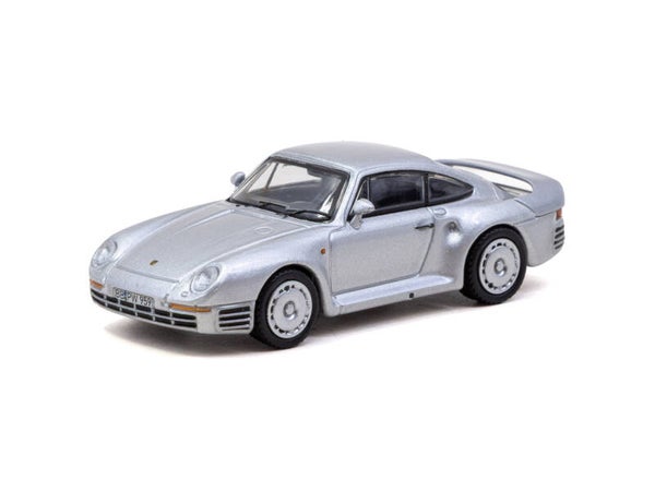 Tarmac Works 1/64 - Porsche 959 1989 GEEN CHASE silver Tar186