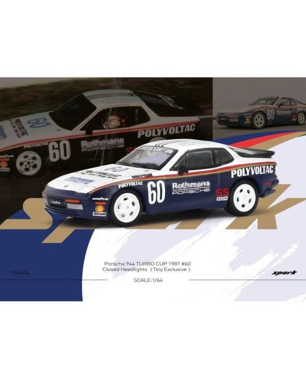 Sparky 1/64 - Porsche 944 Turbo Cup 1987 #60 Tiny037