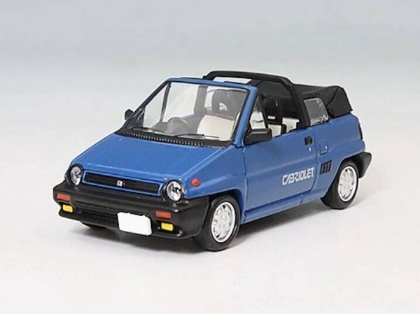 Tomytec 1/64 - Honda City cabriolet 1984 Blue Tom04