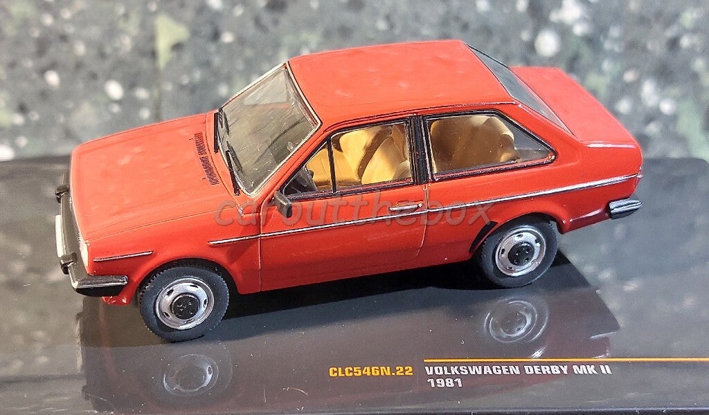 Ixo auto 1:43 - Volkswagen Derby MK II rood V1005