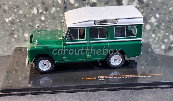 Ixo auto 1:43 - Land Rover series III 109 Station wagon 1978 Green V1247